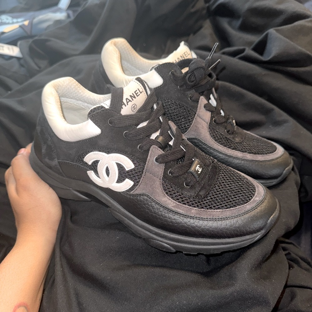 Chanel Sneakers ( gently worn ) only worn twice .